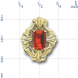 81019 Garnet Bracelet Slide 